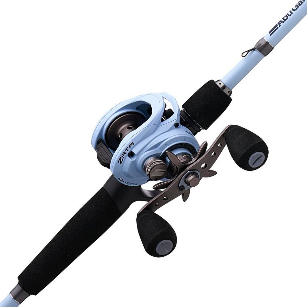 Abu garcia blue max low profile baitcast reel and fishing deals rod combo